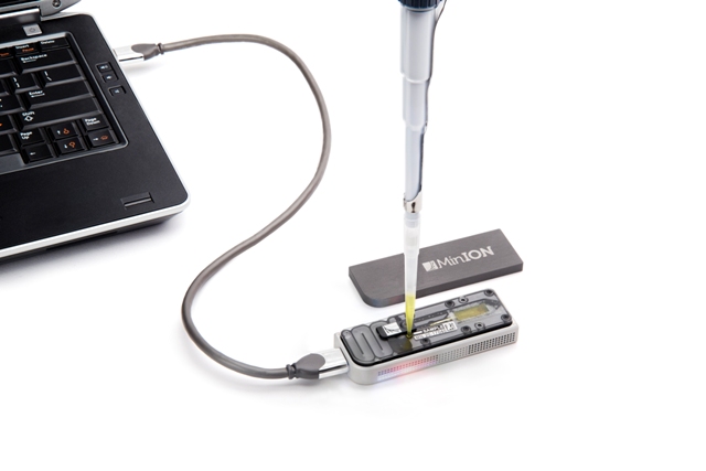 Risultati immagini per MinION dna sequencer