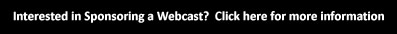 Sponsoring Webcast Sponsoring Webcast